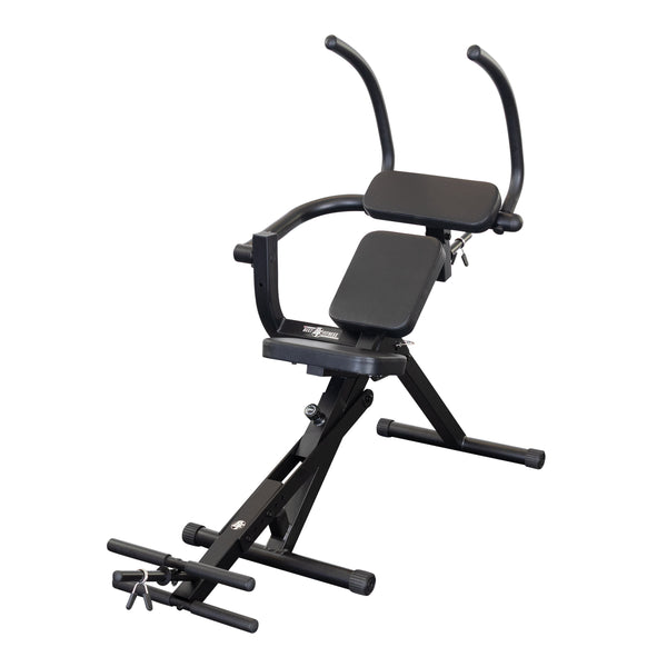 Best Fitness Semi-Recumbent Ab Bench BFAB20B - black