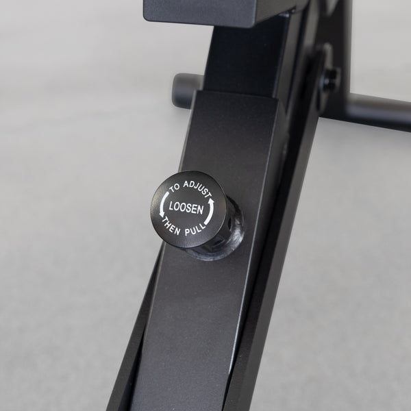 Best Fitness Semi-Recumbent Ab Bench BFAB20B - black