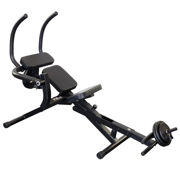 Best Fitness Semi-Recumbent Ab Bench BFAB20B - black