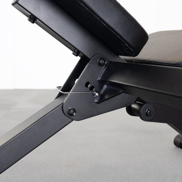 Best Fitness Semi-Recumbent Ab Bench BFAB20B - black