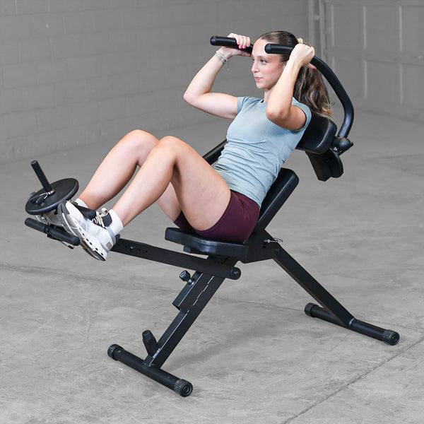 Best Fitness Semi-Recumbent Ab Bench BFAB20B - black