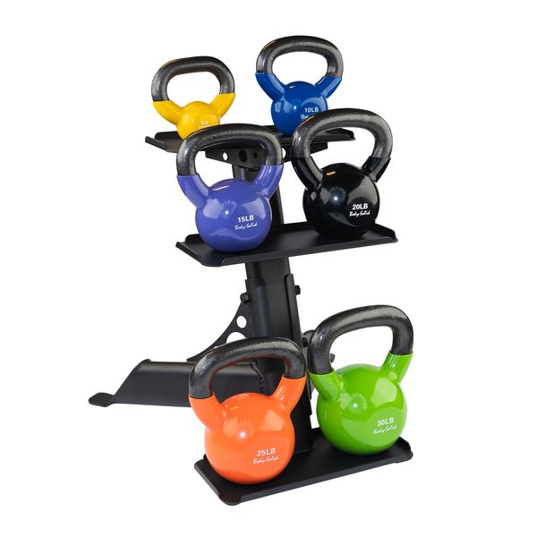 Body-Solid 3-Pair Kettlebell Rack GDKR50B