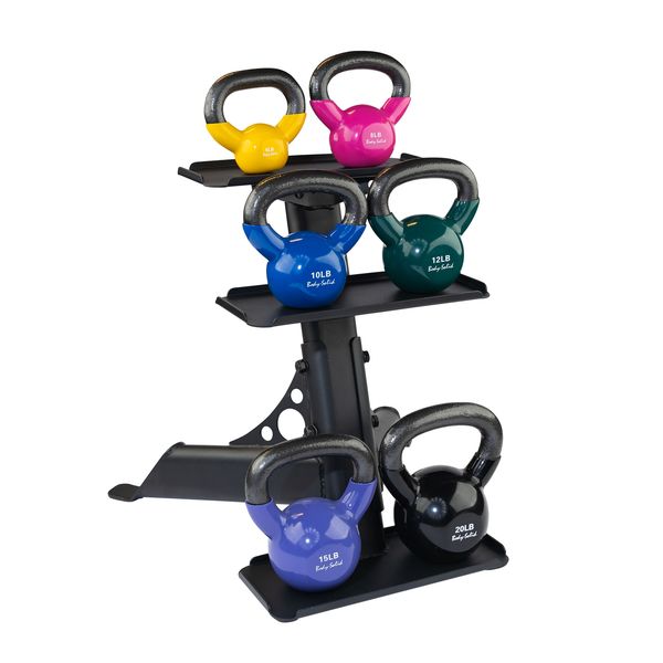 Body-Solid 3-Pair Kettlebell Rack GDKR50B