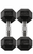 Body-Solid Rubber Coated Hex Dumbbell HEXRU