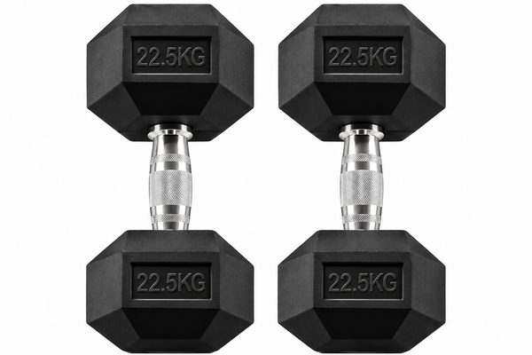 Body-Solid Rubber Coated Hex Dumbbell HEXRU