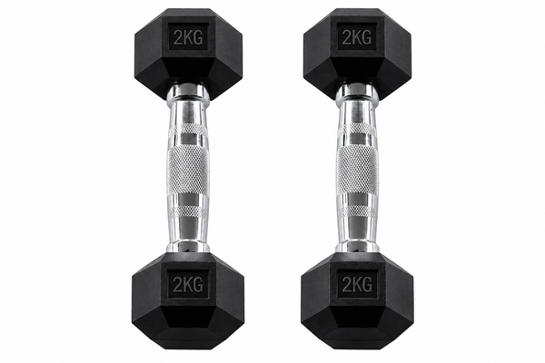 Body-Solid Rubber Coated Hex Dumbbell HEXRU