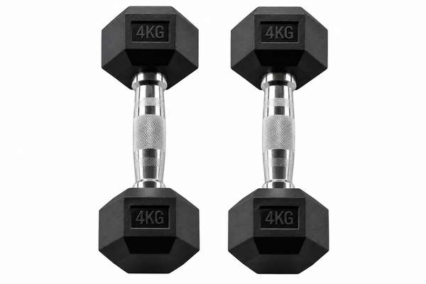 Body-Solid Rubber Coated Hex Dumbbell HEXRU