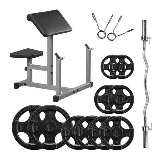 Powerline Preacher Curl Pack PPB32XSET